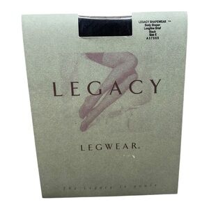 QVC Legacy Legwear Pantyhose Size E Body Shaper Longline Brief Black A37555